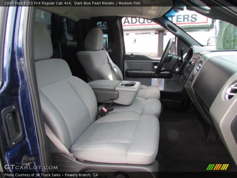 Dark Blue Pearl Metallic / Medium Flint 2007 Ford F150 FX4 Regular Cab 4x4