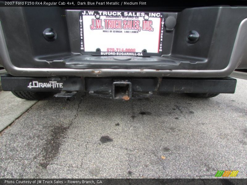 Dark Blue Pearl Metallic / Medium Flint 2007 Ford F150 FX4 Regular Cab 4x4