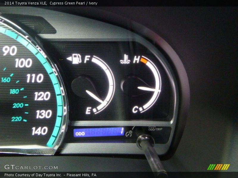 Cypress Green Pearl / Ivory 2014 Toyota Venza XLE