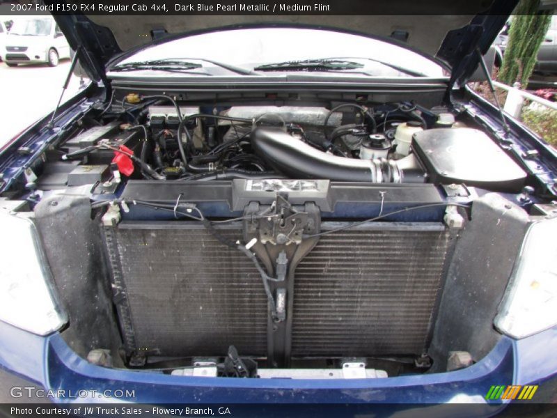 Dark Blue Pearl Metallic / Medium Flint 2007 Ford F150 FX4 Regular Cab 4x4