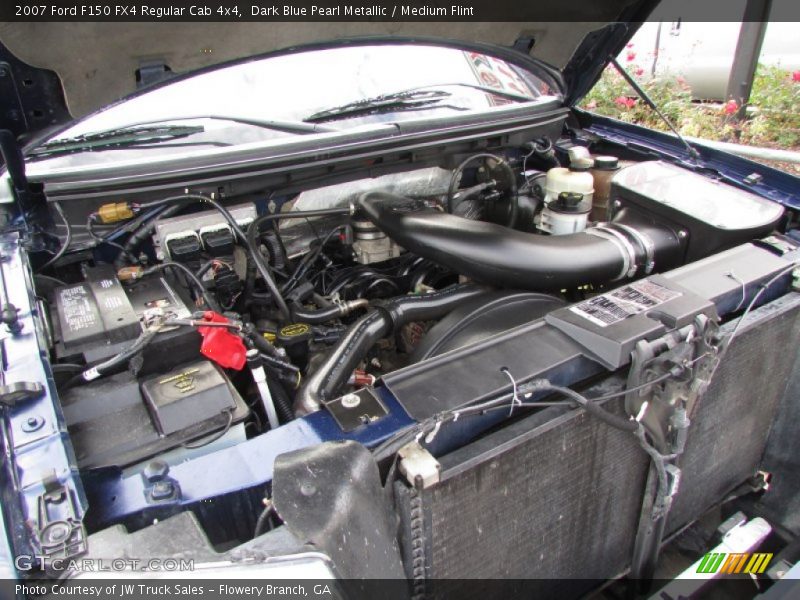 Dark Blue Pearl Metallic / Medium Flint 2007 Ford F150 FX4 Regular Cab 4x4