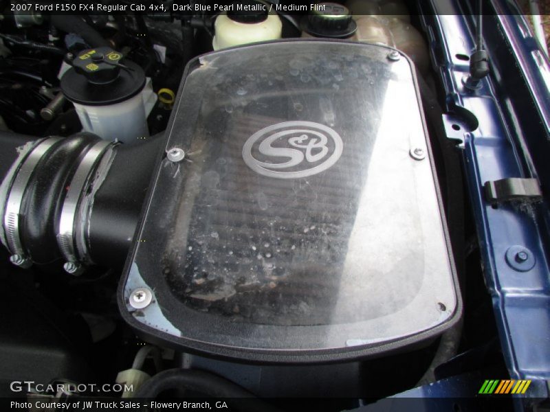 Dark Blue Pearl Metallic / Medium Flint 2007 Ford F150 FX4 Regular Cab 4x4