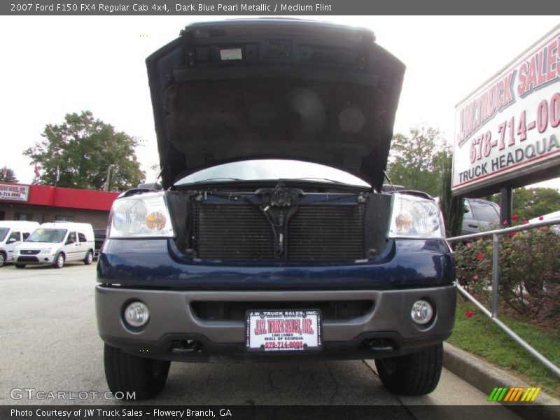 Dark Blue Pearl Metallic / Medium Flint 2007 Ford F150 FX4 Regular Cab 4x4