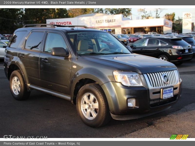 Black Pearl Slate Metallic / Stone 2009 Mercury Mariner V6 4WD