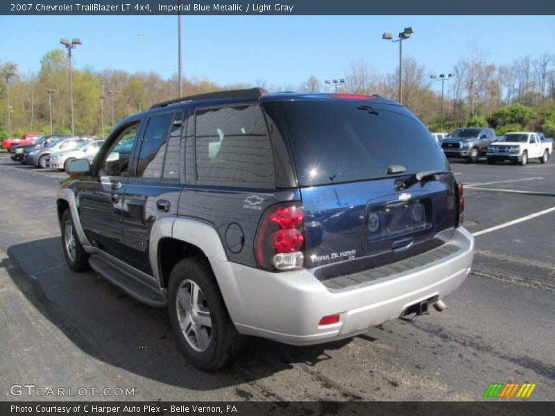 Imperial Blue Metallic / Light Gray 2007 Chevrolet TrailBlazer LT 4x4