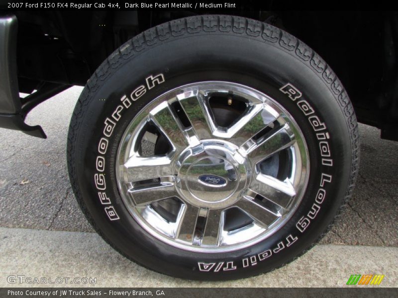 Dark Blue Pearl Metallic / Medium Flint 2007 Ford F150 FX4 Regular Cab 4x4