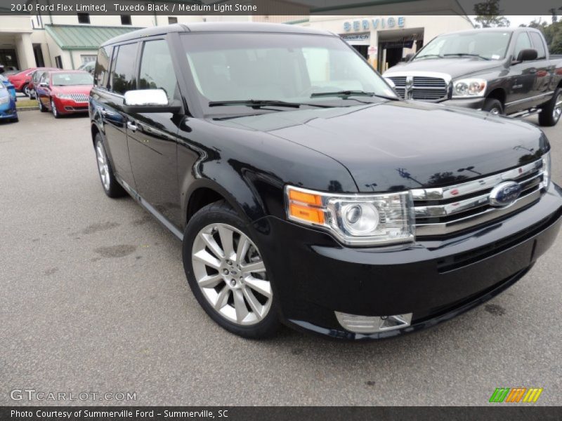 Tuxedo Black / Medium Light Stone 2010 Ford Flex Limited