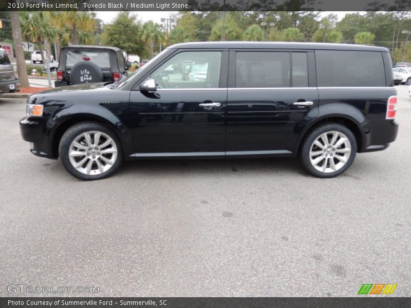 Tuxedo Black / Medium Light Stone 2010 Ford Flex Limited