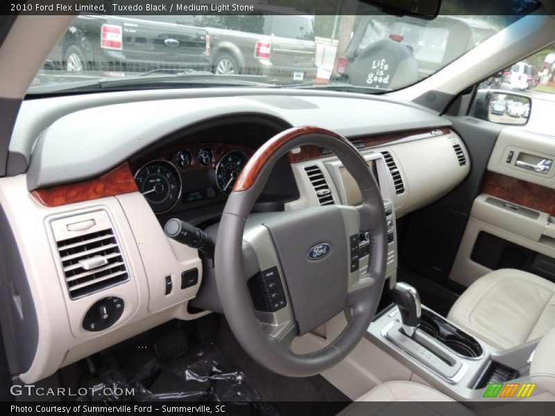 Tuxedo Black / Medium Light Stone 2010 Ford Flex Limited