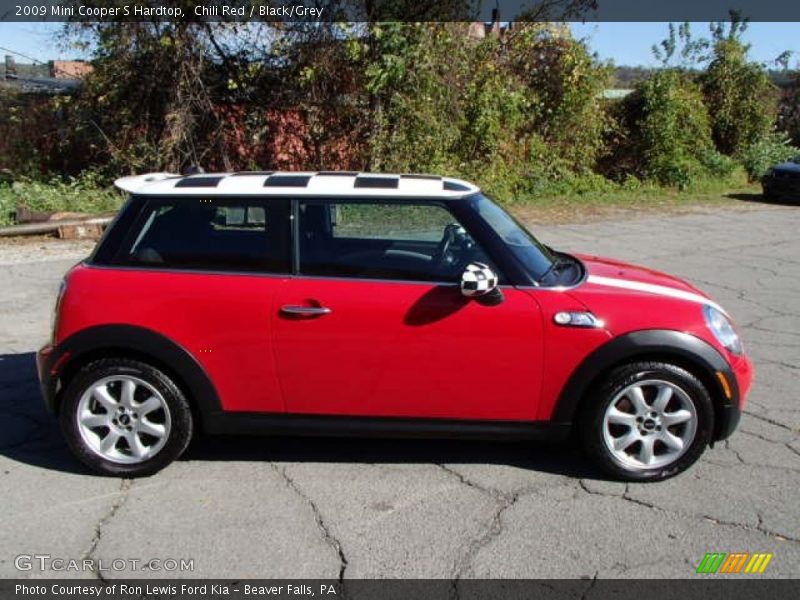 Chili Red / Black/Grey 2009 Mini Cooper S Hardtop