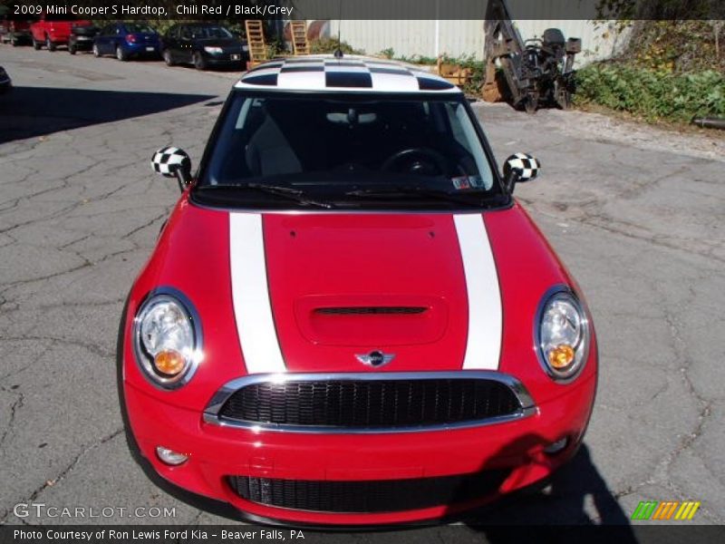 Chili Red / Black/Grey 2009 Mini Cooper S Hardtop