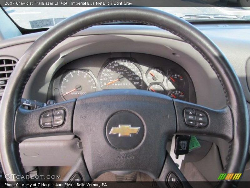Imperial Blue Metallic / Light Gray 2007 Chevrolet TrailBlazer LT 4x4