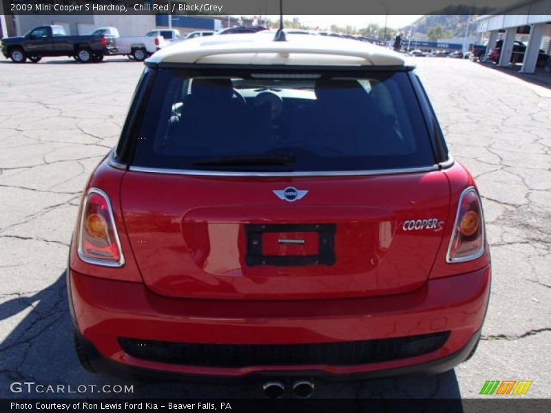 Chili Red / Black/Grey 2009 Mini Cooper S Hardtop