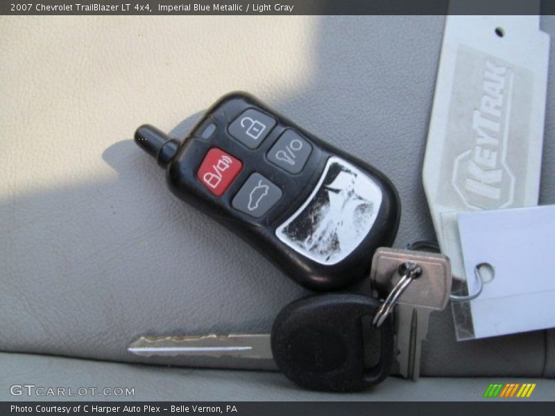 Imperial Blue Metallic / Light Gray 2007 Chevrolet TrailBlazer LT 4x4