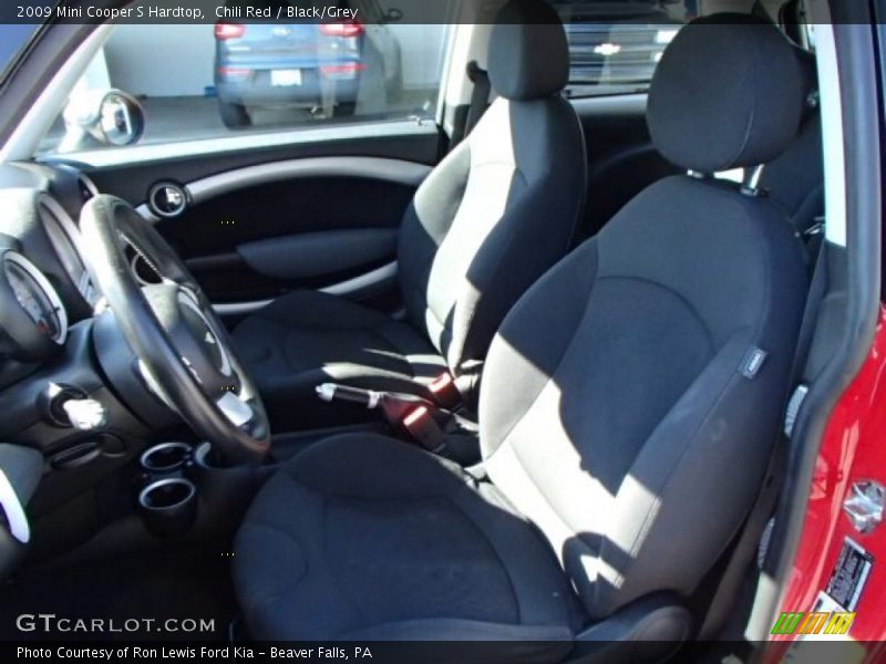 Chili Red / Black/Grey 2009 Mini Cooper S Hardtop