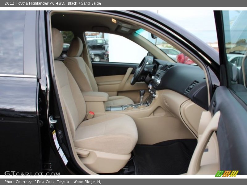 Black / Sand Beige 2012 Toyota Highlander V6 4WD
