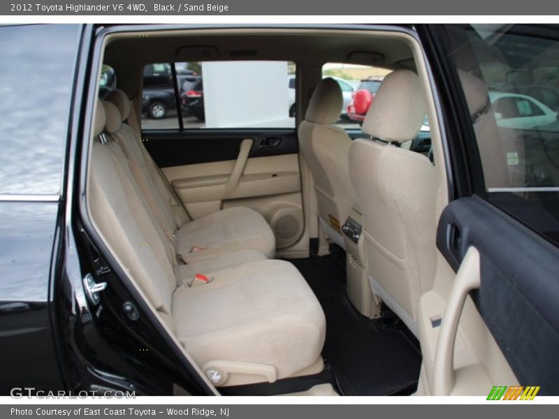 Black / Sand Beige 2012 Toyota Highlander V6 4WD