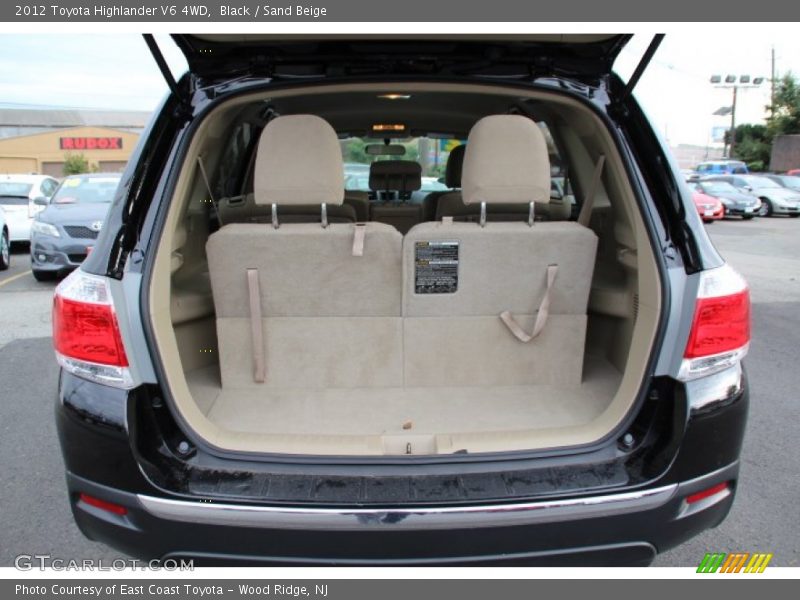 Black / Sand Beige 2012 Toyota Highlander V6 4WD