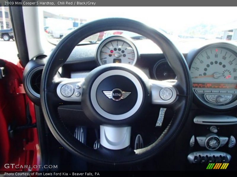 Chili Red / Black/Grey 2009 Mini Cooper S Hardtop