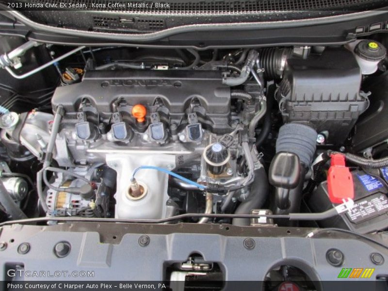Kona Coffee Metallic / Black 2013 Honda Civic EX Sedan