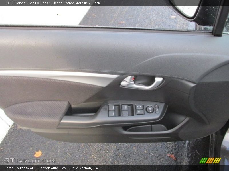 Kona Coffee Metallic / Black 2013 Honda Civic EX Sedan