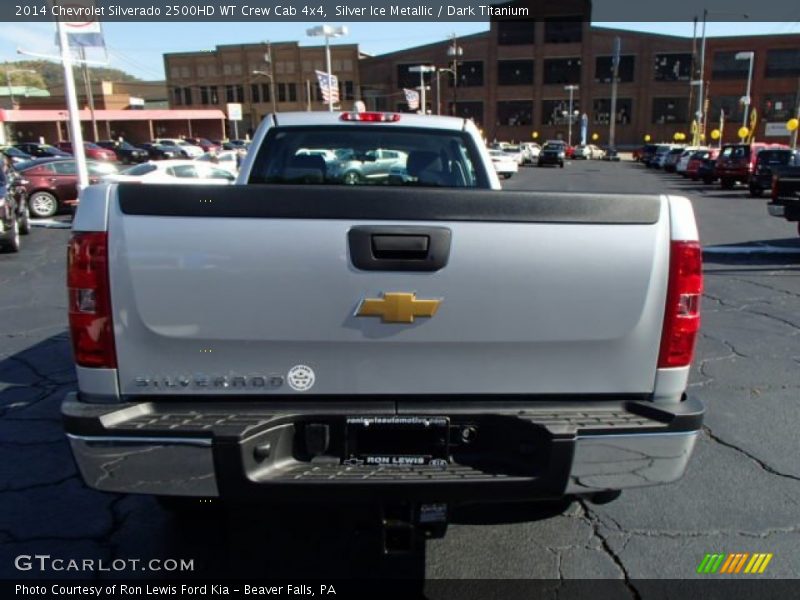 Silver Ice Metallic / Dark Titanium 2014 Chevrolet Silverado 2500HD WT Crew Cab 4x4