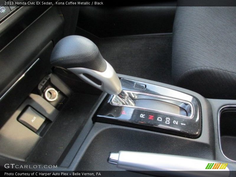 Kona Coffee Metallic / Black 2013 Honda Civic EX Sedan