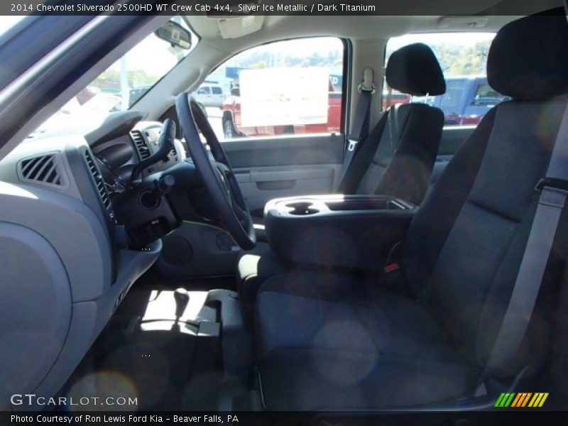 Silver Ice Metallic / Dark Titanium 2014 Chevrolet Silverado 2500HD WT Crew Cab 4x4