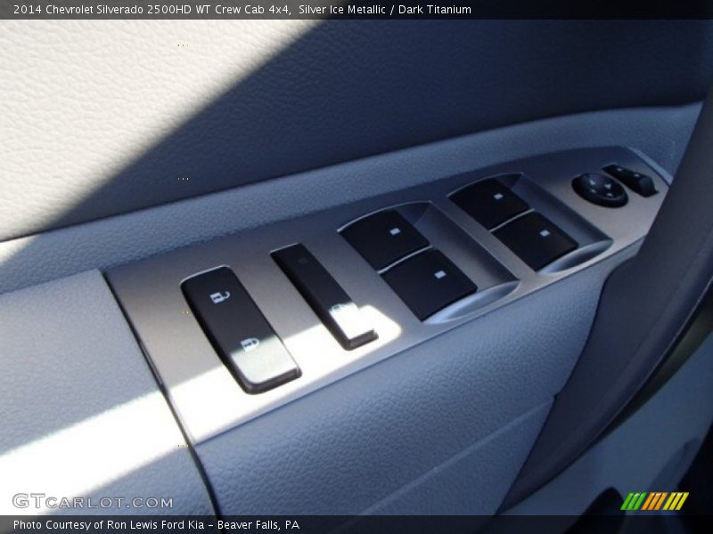 Silver Ice Metallic / Dark Titanium 2014 Chevrolet Silverado 2500HD WT Crew Cab 4x4