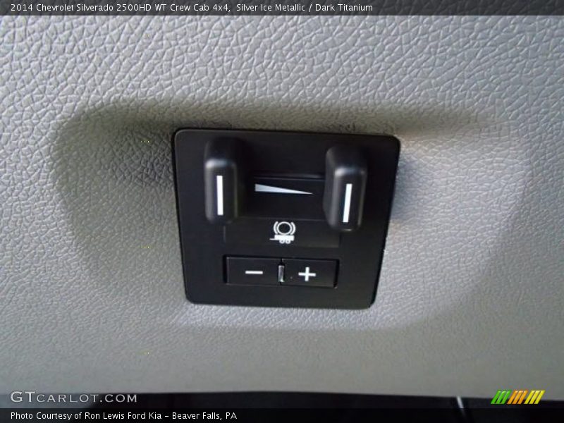 Silver Ice Metallic / Dark Titanium 2014 Chevrolet Silverado 2500HD WT Crew Cab 4x4