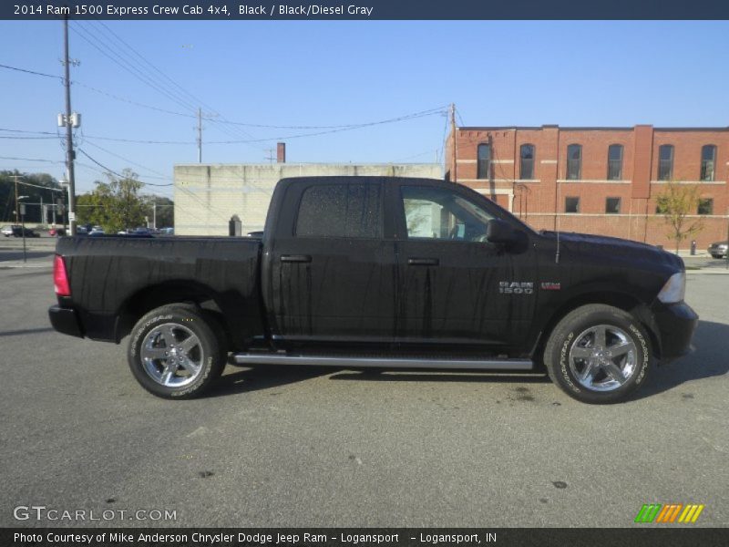Black / Black/Diesel Gray 2014 Ram 1500 Express Crew Cab 4x4