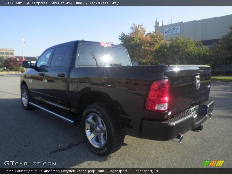 Black / Black/Diesel Gray 2014 Ram 1500 Express Crew Cab 4x4