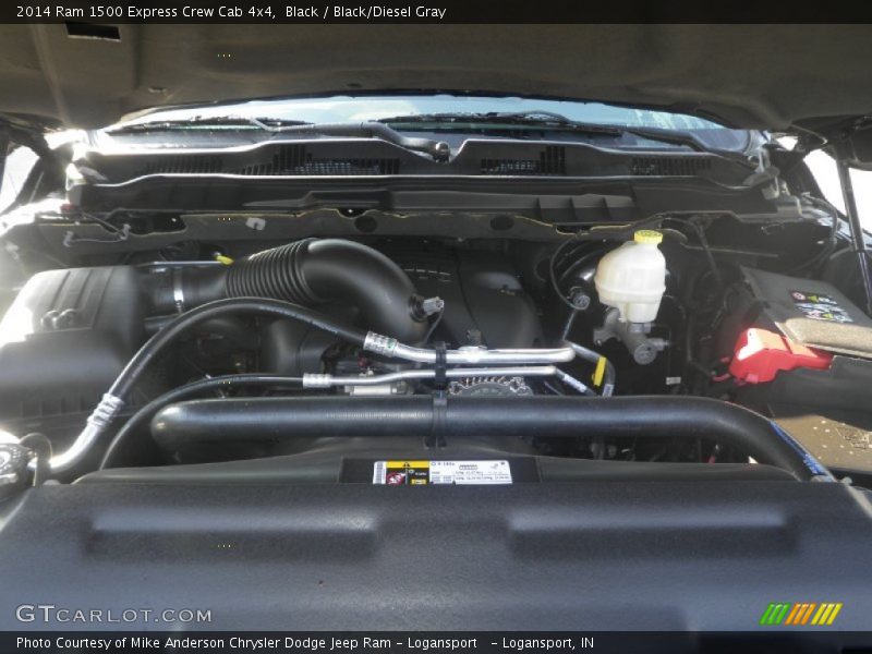 Black / Black/Diesel Gray 2014 Ram 1500 Express Crew Cab 4x4