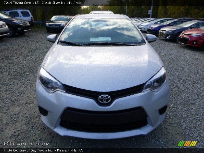 Classic Silver Metallic / Ash 2014 Toyota Corolla LE