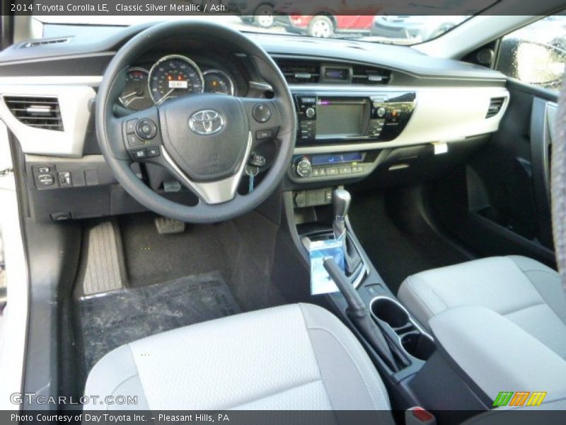 Classic Silver Metallic / Ash 2014 Toyota Corolla LE