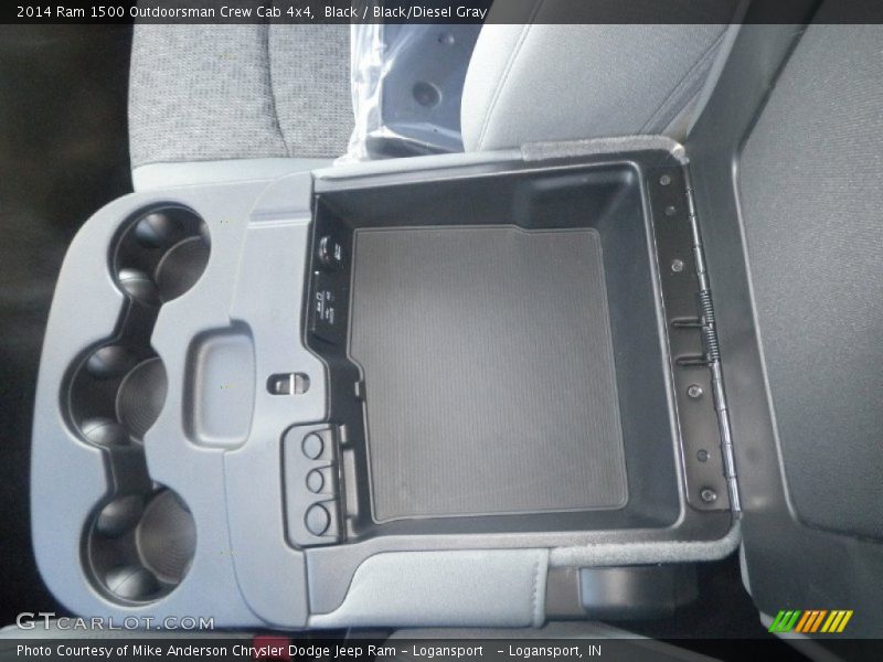 Black / Black/Diesel Gray 2014 Ram 1500 Outdoorsman Crew Cab 4x4