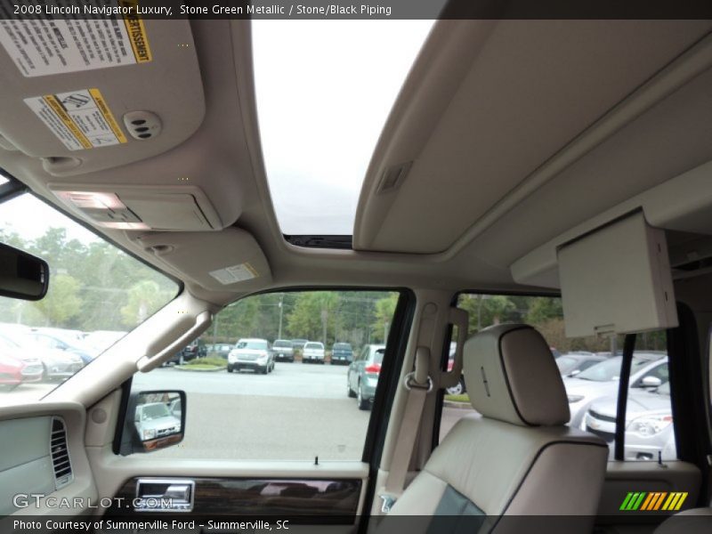 Stone Green Metallic / Stone/Black Piping 2008 Lincoln Navigator Luxury