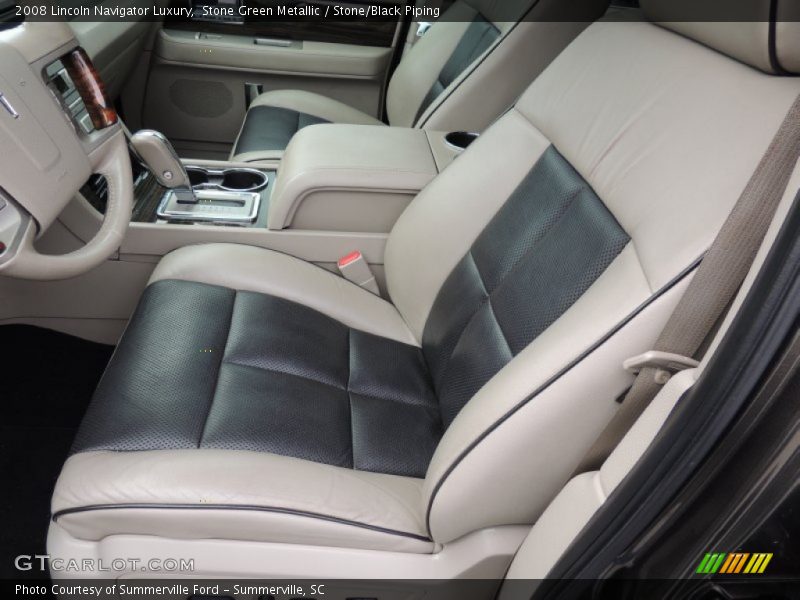Stone Green Metallic / Stone/Black Piping 2008 Lincoln Navigator Luxury