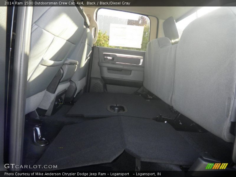 Black / Black/Diesel Gray 2014 Ram 1500 Outdoorsman Crew Cab 4x4