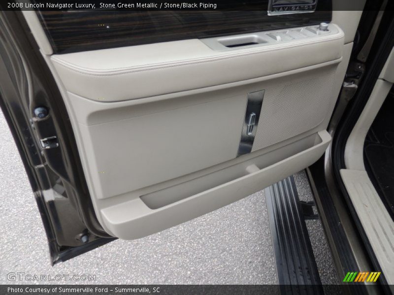 Stone Green Metallic / Stone/Black Piping 2008 Lincoln Navigator Luxury