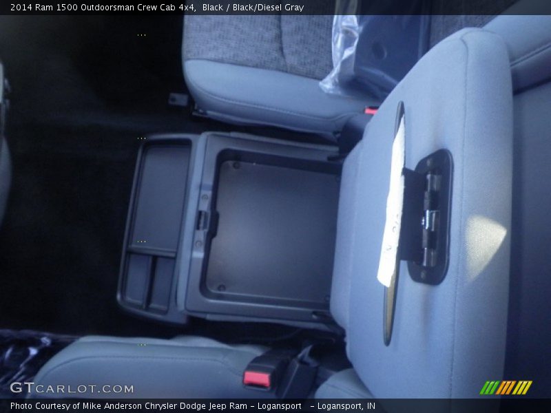 Black / Black/Diesel Gray 2014 Ram 1500 Outdoorsman Crew Cab 4x4