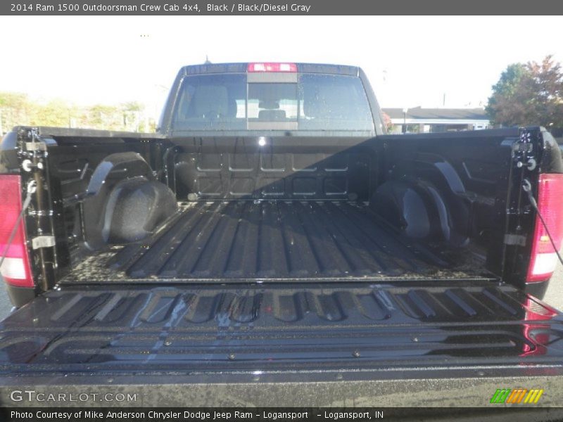 Black / Black/Diesel Gray 2014 Ram 1500 Outdoorsman Crew Cab 4x4
