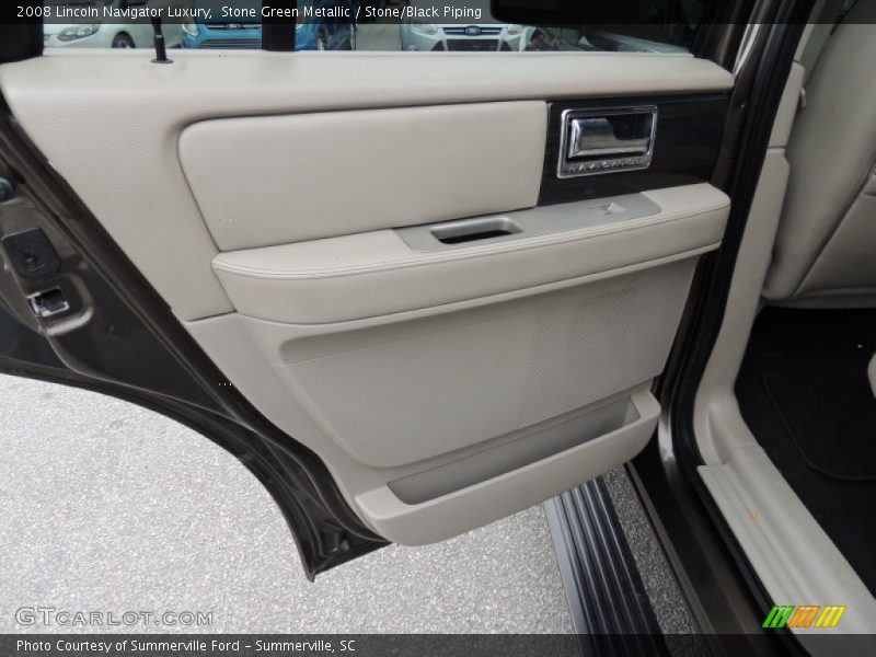 Stone Green Metallic / Stone/Black Piping 2008 Lincoln Navigator Luxury