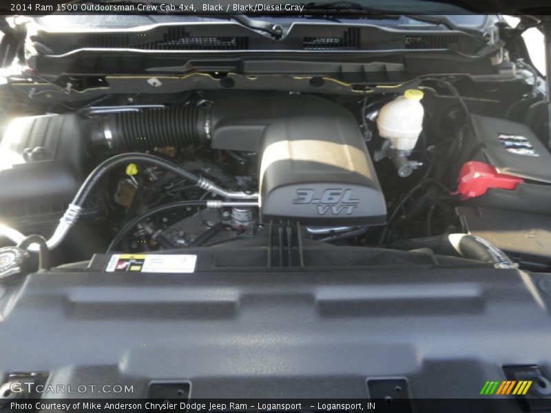 Black / Black/Diesel Gray 2014 Ram 1500 Outdoorsman Crew Cab 4x4
