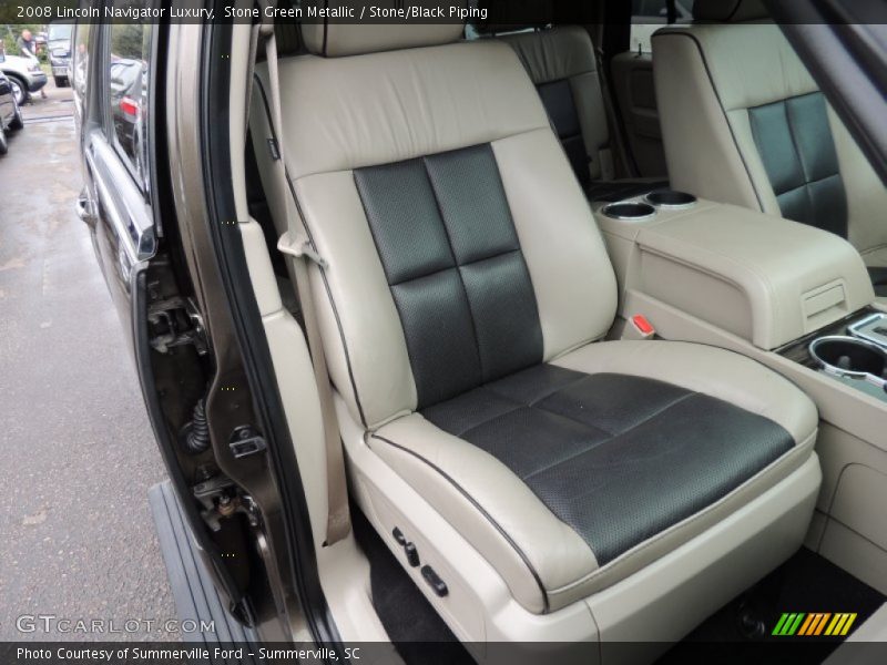 Stone Green Metallic / Stone/Black Piping 2008 Lincoln Navigator Luxury