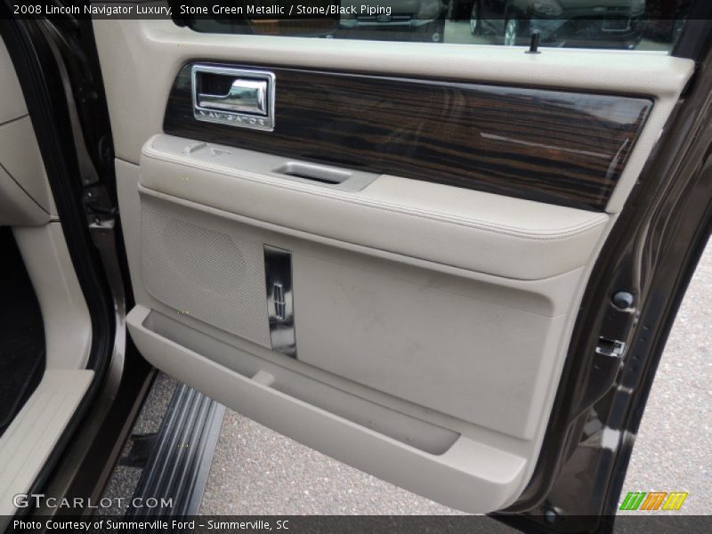 Stone Green Metallic / Stone/Black Piping 2008 Lincoln Navigator Luxury