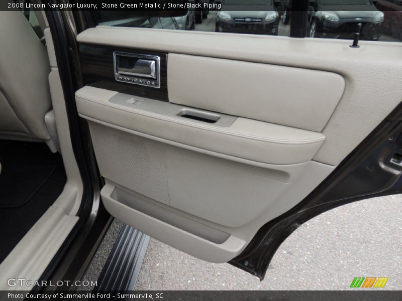 Stone Green Metallic / Stone/Black Piping 2008 Lincoln Navigator Luxury