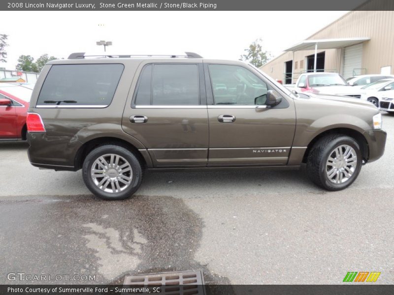 Stone Green Metallic / Stone/Black Piping 2008 Lincoln Navigator Luxury