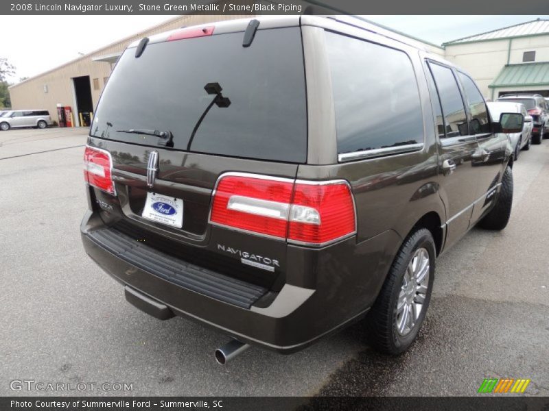 Stone Green Metallic / Stone/Black Piping 2008 Lincoln Navigator Luxury