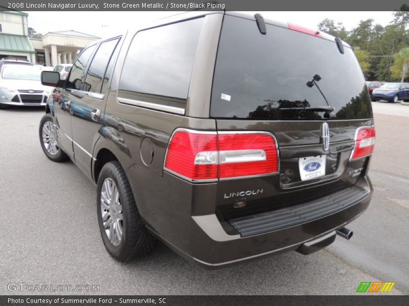 Stone Green Metallic / Stone/Black Piping 2008 Lincoln Navigator Luxury